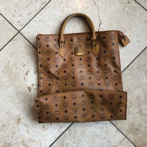 MCM Leather Tote Bag Vintage